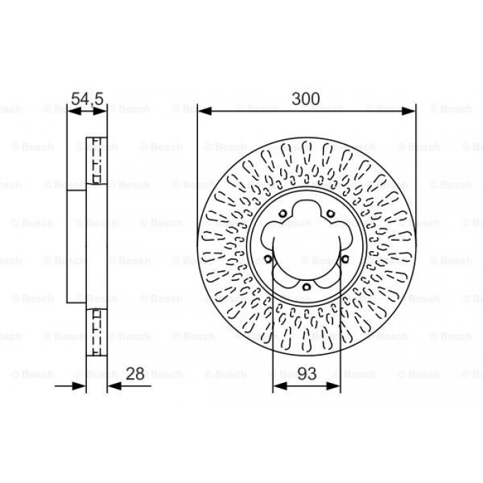 FREN DISKI ÖN ADET ARKADAN ÇEKER TRANSIT V-347 BM 06-14
