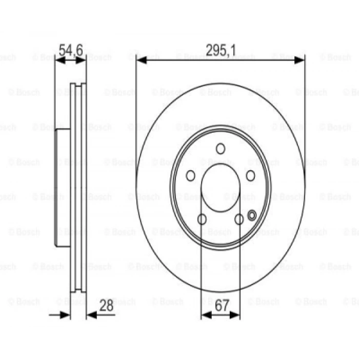 FREN DISKI ÖN (ADET FIYATIDIR) CIFT TEKER TRANSIT V-363 BM 14-