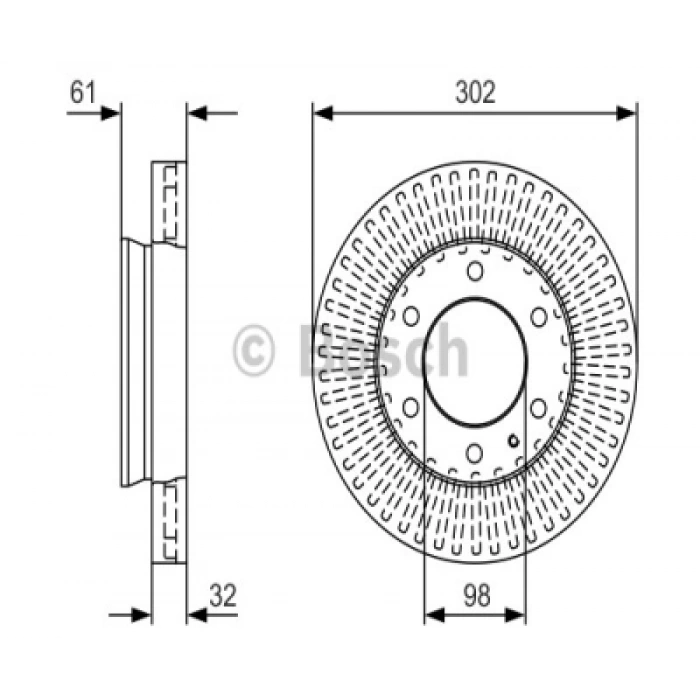 FREN DISKI ÖN (ADET FIYATIDIR) RANGER BM 12-