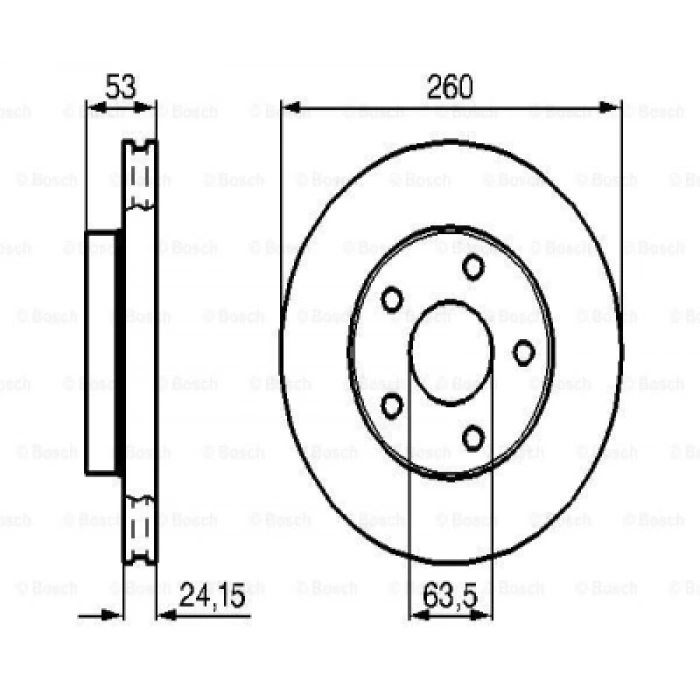 FREN DISKI ÖN ADET GRANADA/SCORPIO BM 89-94