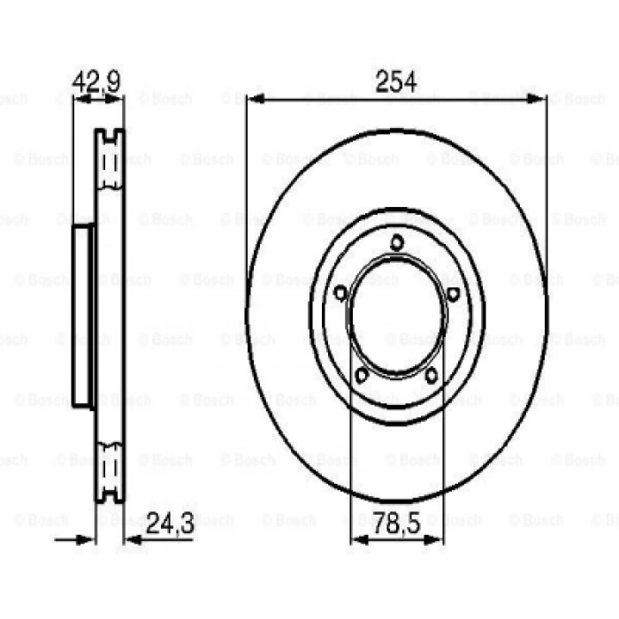 FREN DISKI ÖN ADET / YVT 1125 AA TRANSIT M12 BM 92-