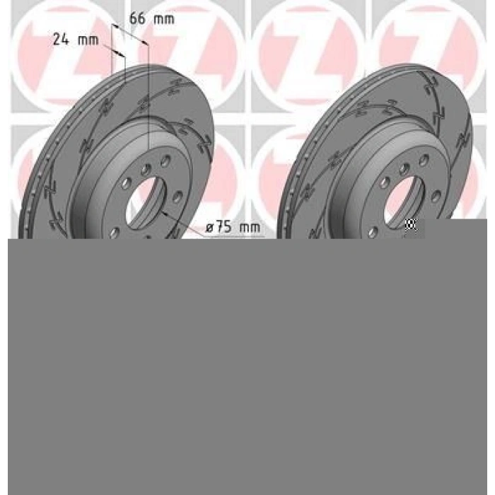 FREN DİSKİ ÖN BMWF06-F10-F11-F18-F12-F13 XD-DX 2009-2018 (5,25-5,30) (PERÇİNLİ ALUMİNYUM GÖBEK)