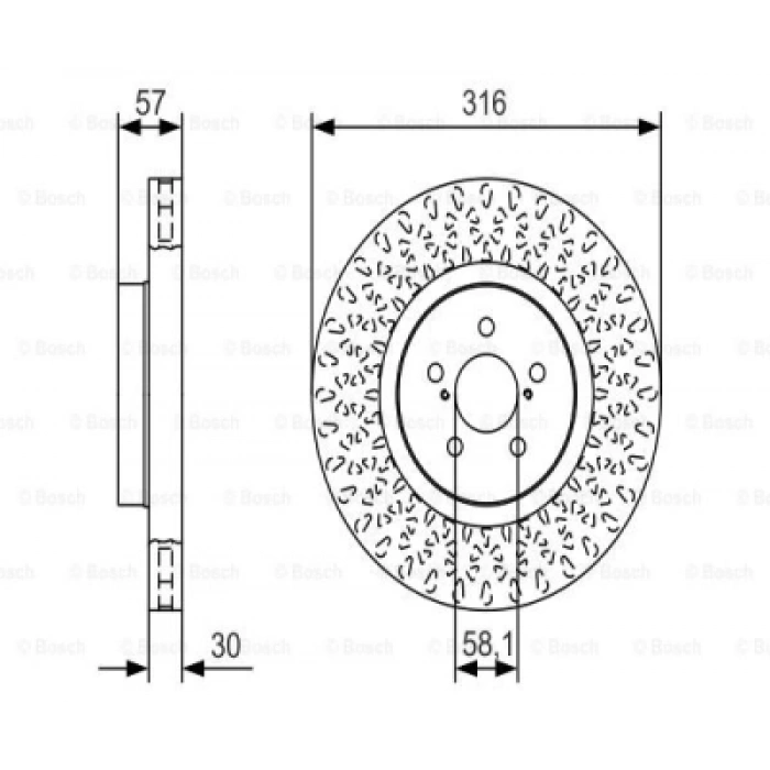 FREN DISKI ÖN DIS CAP (282 mm ) FOCUS BM 18-