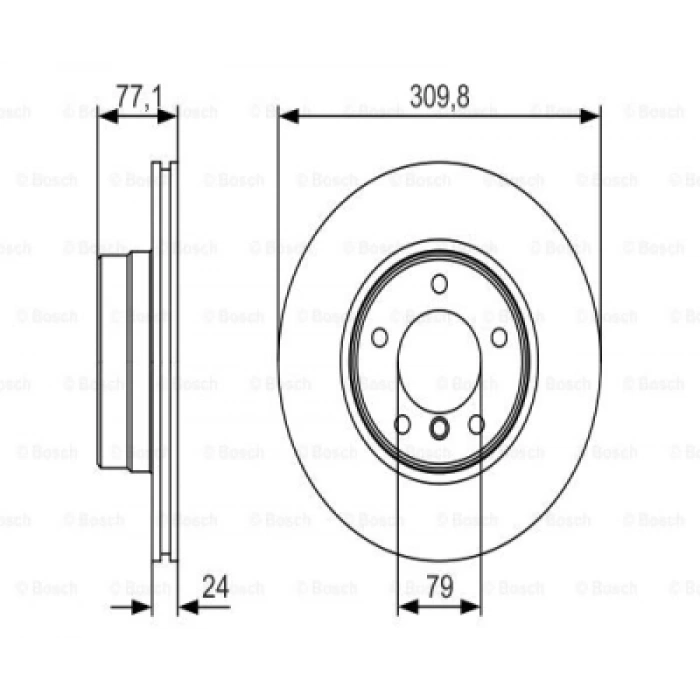 FREN DISKI ÖN E60-E61-E63-E64 BM 03-10