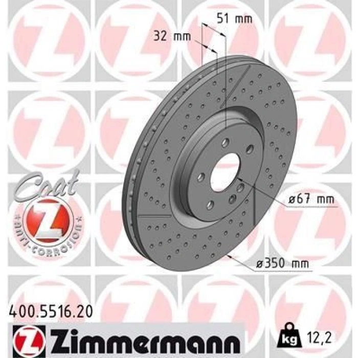 FREN DİSKİ ÖN FORMULA S C SERİSİ W205 2014