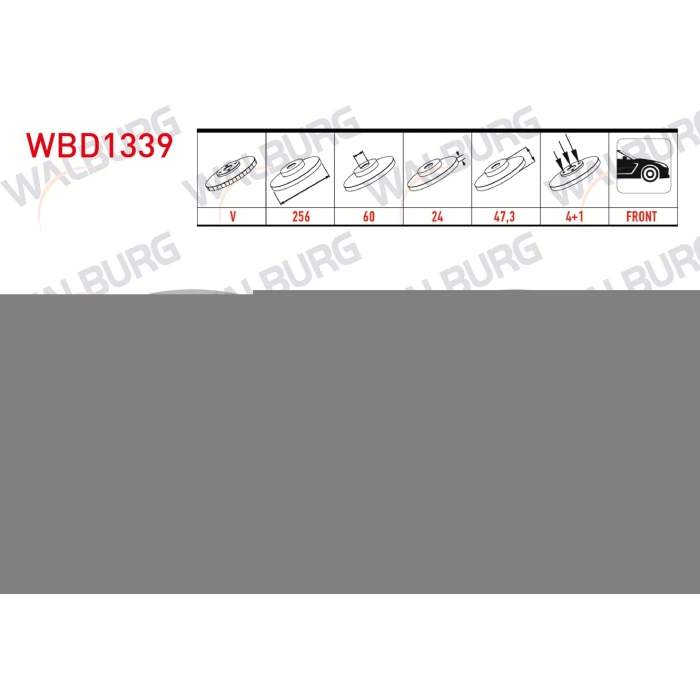 FREN DISKI ON HAVALI KAPLAMALI PERFORMANS DELIKLI 4 BJN 256X24X60X47,3 CHEVROLET LACETTI (J200) 1.4i 16v -1.6i 2006-2012 / DAEWOO NUBIRA (KLAN) 1.6i - 1.8i 2003-2005