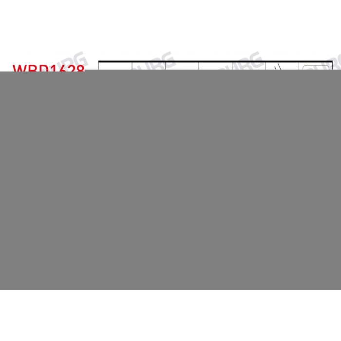 FREN DISKI ON HAVALI 5 BJN 308X33X93X55,5 FORD TRANSIT CUSTOM V362 2.0 EcoBlue 2015- / TRANSIT CUSTOM V363 2.0 EcoBlue 2016-