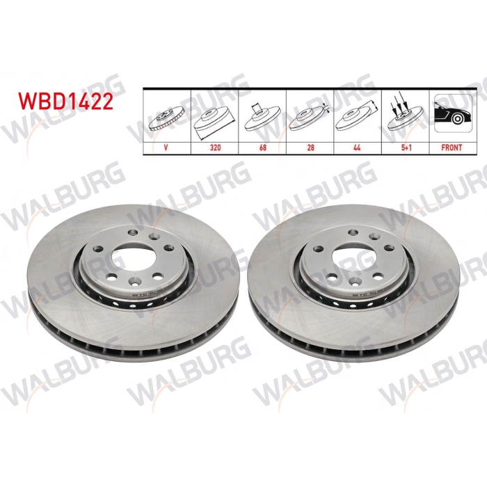 FREN DISKI ON HAVALI PERFORMANS DELIKLI 5 BJN 320X28X68X44 RENAULT MEGANE IV (B9A/M_)1.6 DCI 2016-/CLIO IV 1.6 2012-/LAGUNA III 2.0 DCI 2007-/LAGUNA III 2.0i 16v 2007-/SCENIC IV 1.6 DCI 2015-/TALISMAN