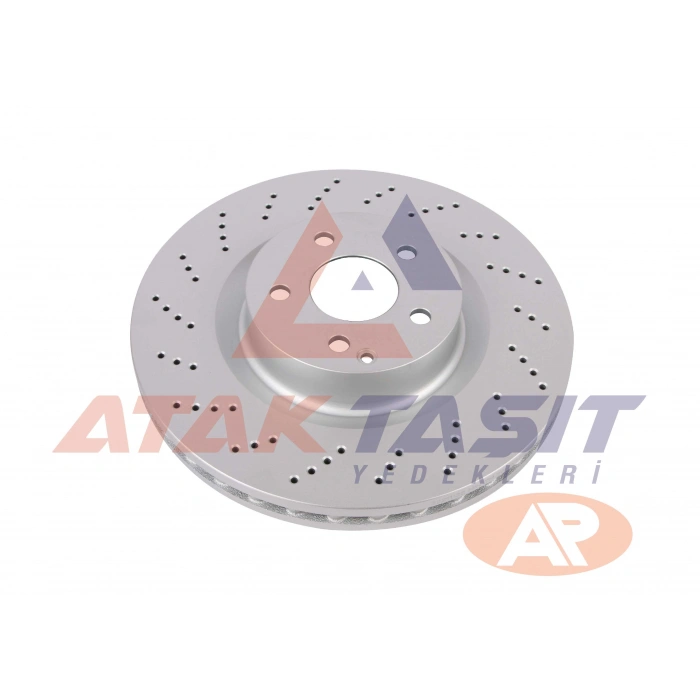 FREN DISKI ON HAVALI KAPLAMALI PERFORMANS DELIKLI 5 BJN 344X32X67X64,5 MERCEDES C (C204) C 180-C 200-C 250 2011-/ E (W212) E 350-E 350 CDI-E 400 2011-2015 / SLC (R172) 180 2016-/ SLK (R172) 200 250