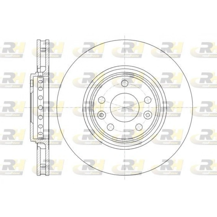 FREN DİSKİ ÖN MEGANE III FLUENCE LAGUNA III SCENIC III 1.6 2.0 1.5 DCI DUSTER 1.5 DCI 280×24x5DLHAVALI