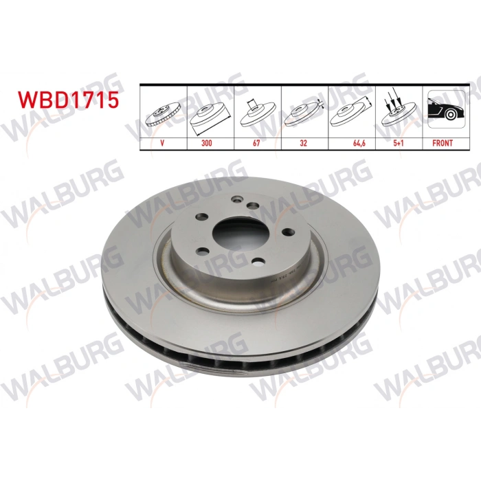 FREN DISKI ON MERCEDES CLS (C219) 2004/2010