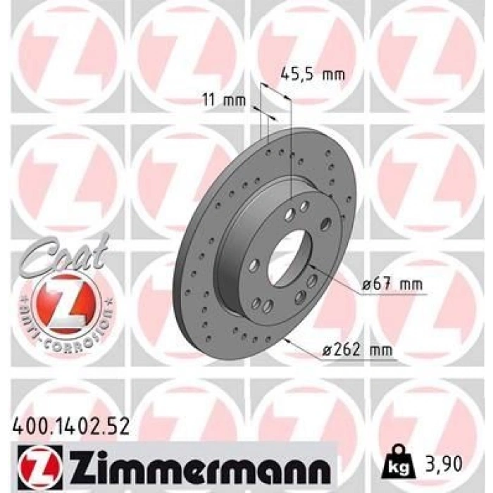 FREN DİSKİ ÖN MERCEDES W124 85-95 DOLU TİP