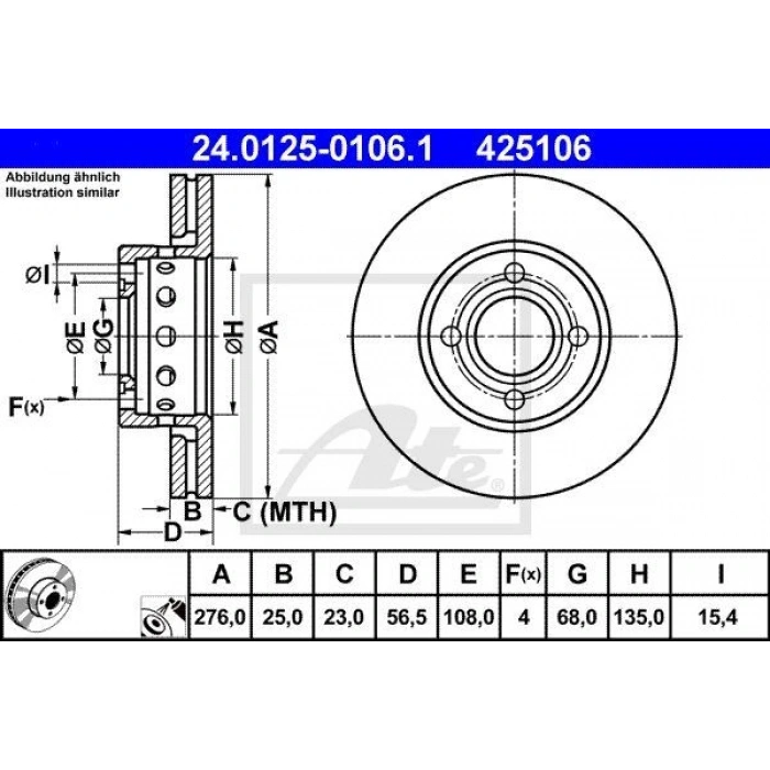 FREN DİSKİ ÖN MERCEDES W211 02>09