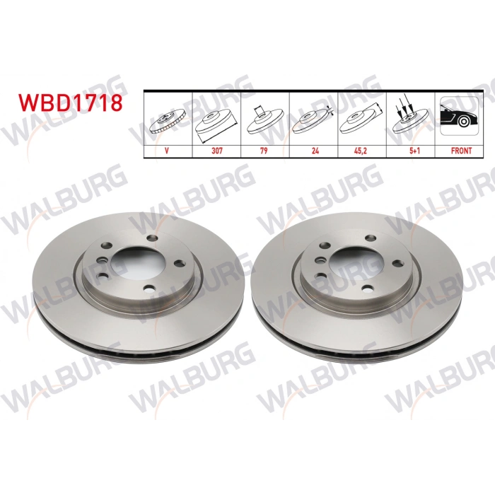 FREN DISKI ON MINI COUNTRYMAN (R60) 2010/2016