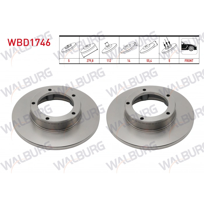 FREN DISKI ON PEUGEOT J9 E.M. 1980-1987