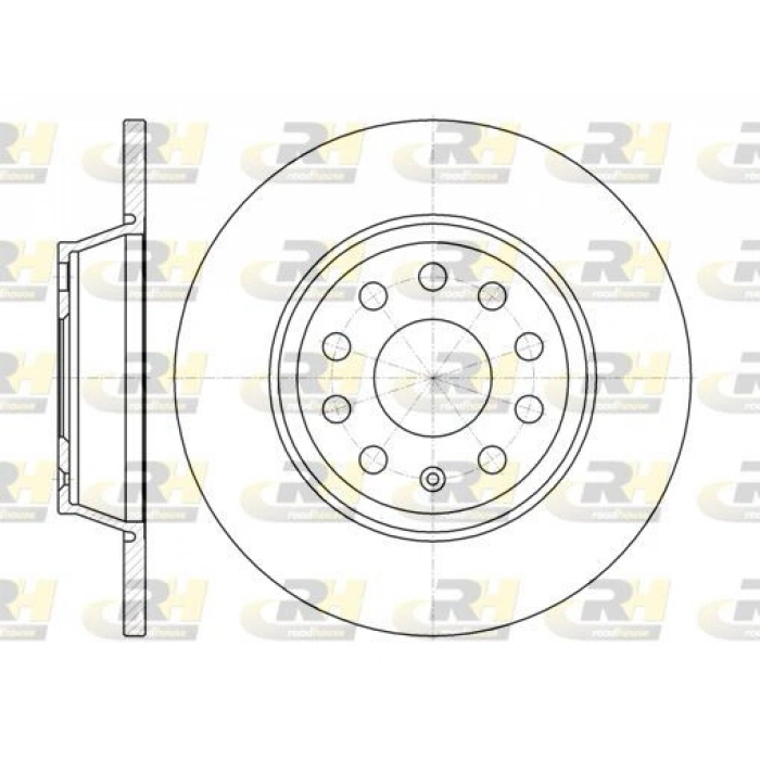 FREN DİSKİ ÖN PUNTO EVO 09> CORSA D 06> CORSA E 14> ADAM 13> 13> 4 BİJON HAVALI 257.2MM