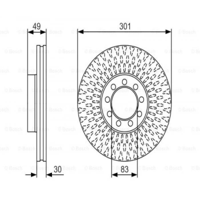 FREN DISKI ÖN SAG / 92214007 PANAMERA BM 11-