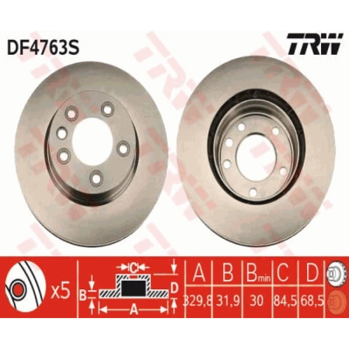 FREN DISKI ÖN SAG TOUAREG-Q7-CAYENNE BM 04-