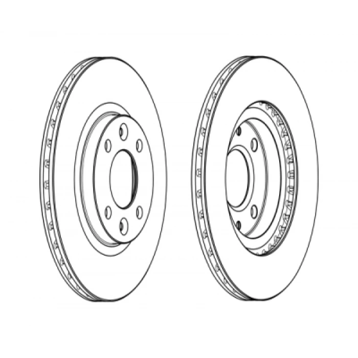 FREN DISKI ÖN TAKIM 258 mm (kaplamali) CLIO IV/LOGAN II -MCV/SANDERO II/SMART-FORFOUR 1,5 12-