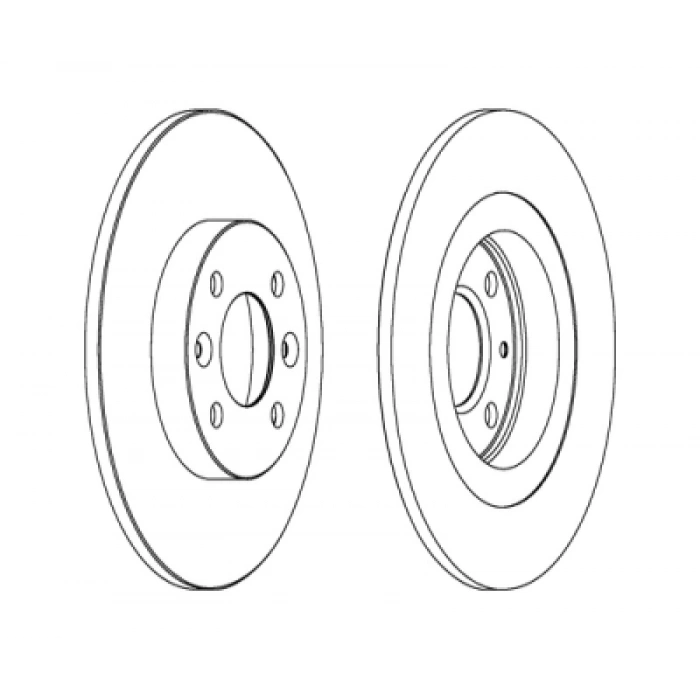 FREN DISKI ÖN TAKIM 259 MM DÜZ LOGAN/SANDERO/TWINGO 1,4-1,6 04-