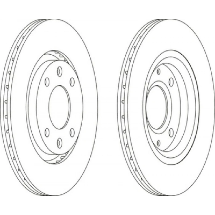 FREN DISKI ÖN TAKIM 301/307/207/208/PARTNER/C-ELYSEE/CACTUS/C3 B.M 04-
