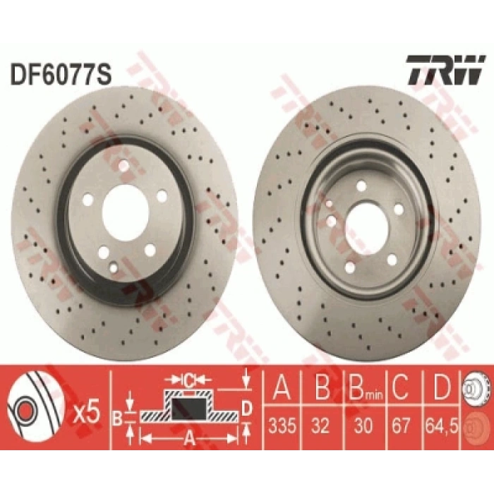 FREN DISKI ÖN W221 BM 2006-2013