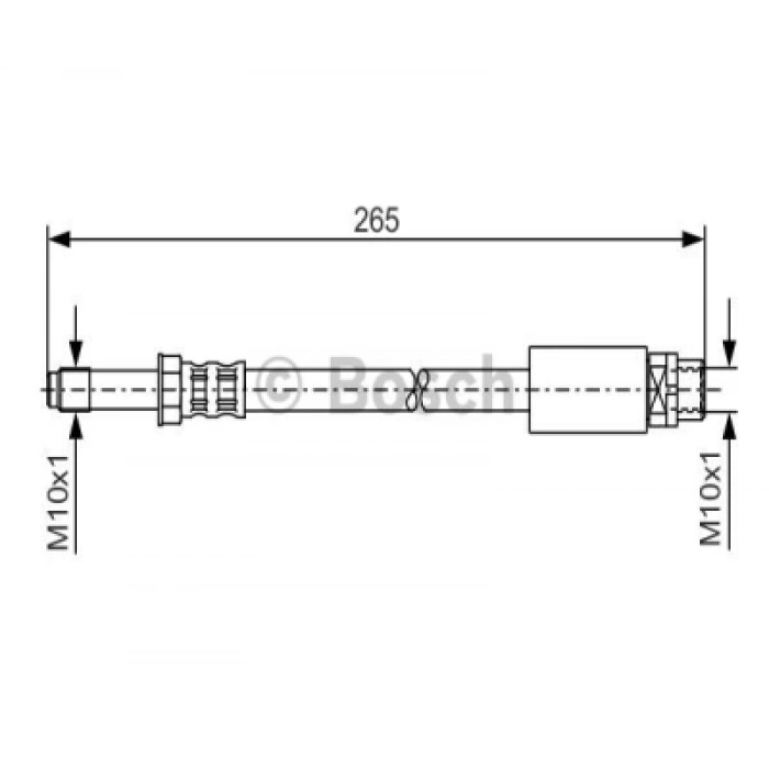 FREN HORTUMU ARKA 05 1-SERI (E81-E87) 3-SERI (E90) X1 (E84)