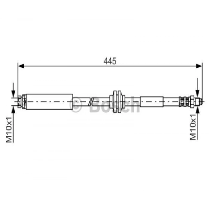 FREN HORTUMU ARKA DISKLI TIP FOCUS/C-MAX BM 04-