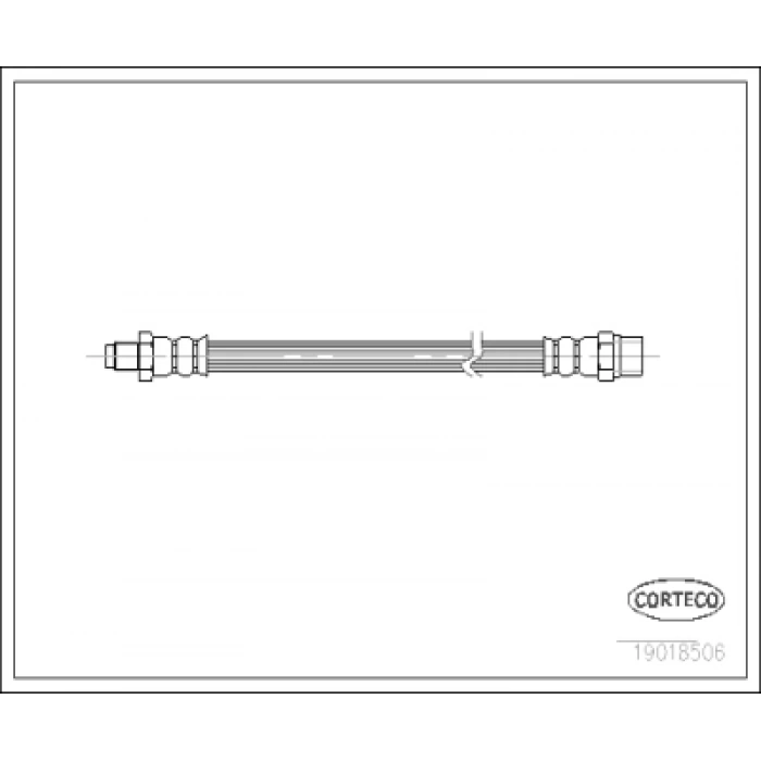 FREN HORTUMU ARKA SAG-SOL E21-E28-E30-E34-E36 BM 75-99