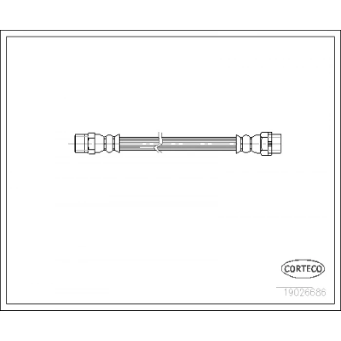 FREN HORTUMU ARKA SAG-SOL E36 BM 91-99