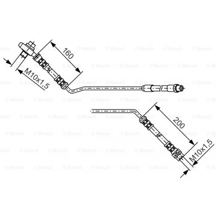 FREN HORTUMU ARKA SAG X5 E53 BM 00-06