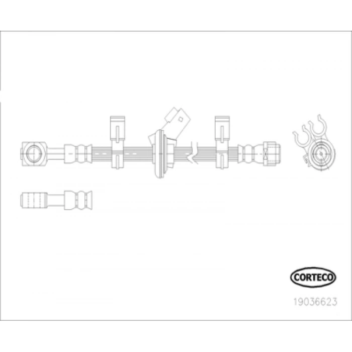 FREN HORTUMU ÖN 163 BM 1998-2004