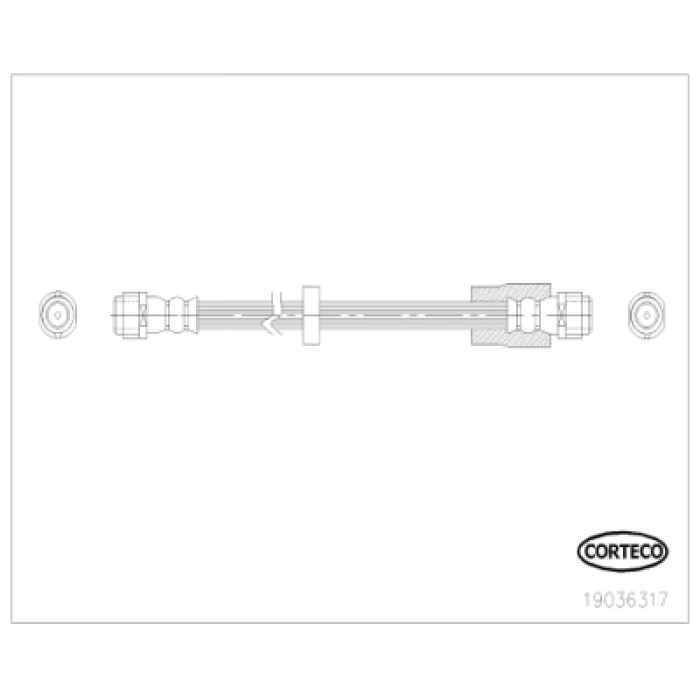 FREN HORTUMU ÖN 28196 A4 BM 00-08