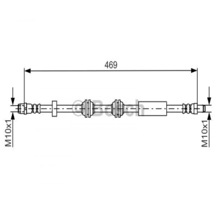 FREN HORTUMU ÖN 469MM 205-213-238-CLS257 BM 2014-