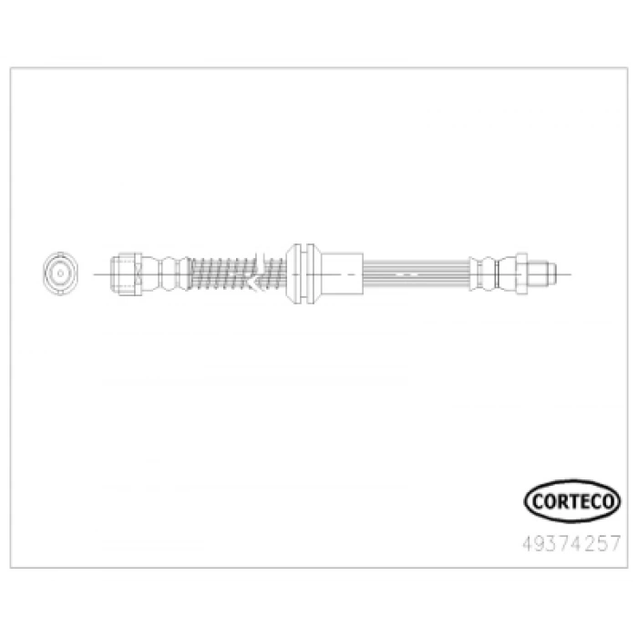 FREN HORTUMU ÖN 480 MM 204-207 BM 07-13.