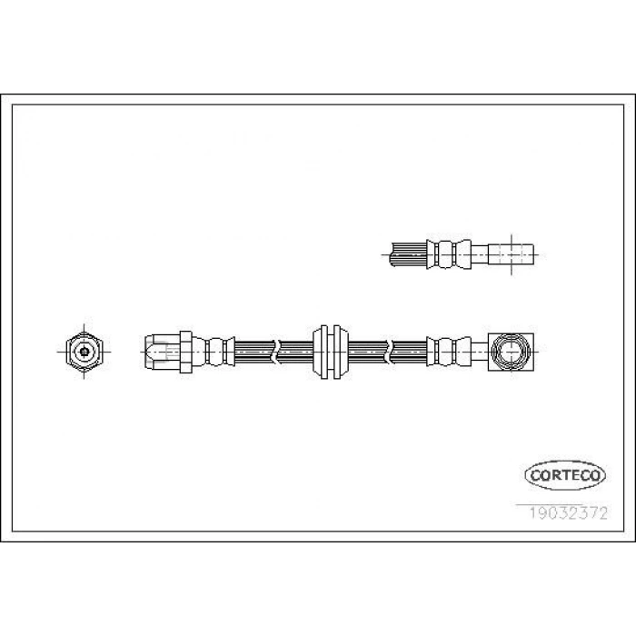 FREN HORTUMU ÖN MINI R50-R52-R53 BM 00-04