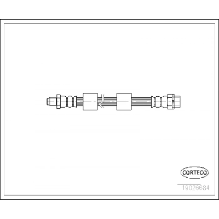 FREN HORTUMU ÖN SAG-SOL E39 BM 96-03