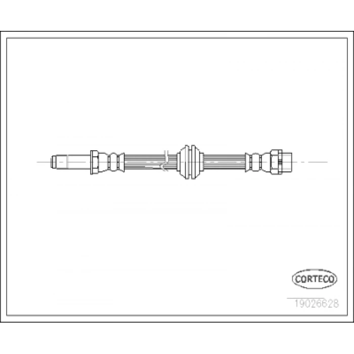 FREN HORTUMU ÖN SAG-SOL E46-Z4 E85-E86 BM 99-05