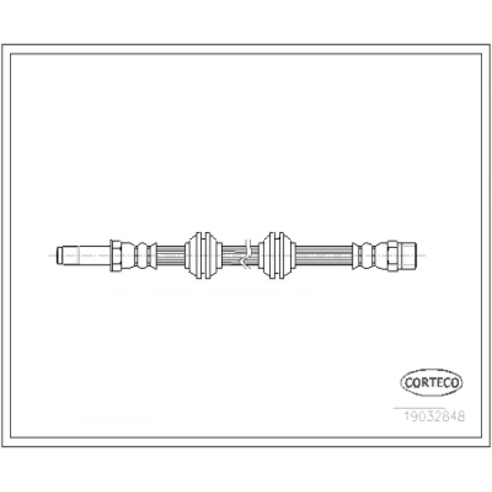 FREN HORTUMU ÖN W638 VITO OM601-611 97-04