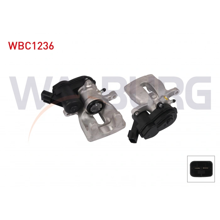 FREN KALIPER ELEKTRONIK SOL ARKA PISTON 34mm DISK 274mm RENAULT CAPTUR II 2020-/ CLIO V 2019-/ FLUENCE 2010-/ MEGANE III 2008-2015 / MEGANE IV HB 2015-/SCENIC III 2009-