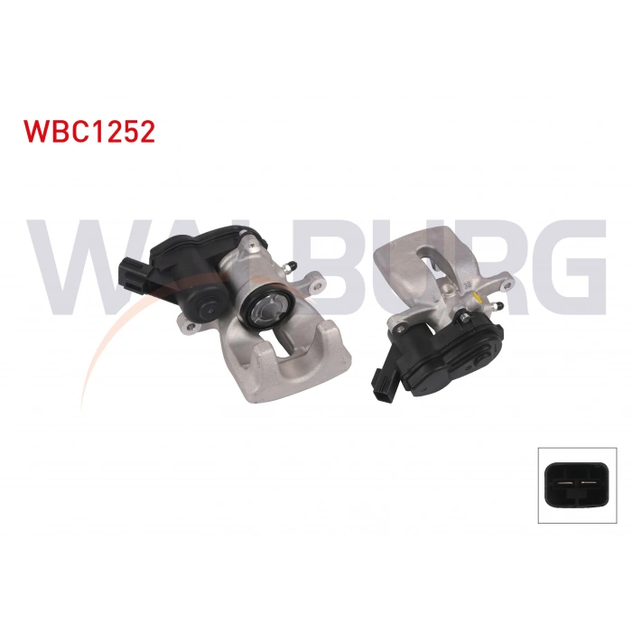 FREN KALIPER ELEKTRONIK SOL ARKA PISTON 38mm DISK 274mm RENAULT GRAND SCENIC III 2009-