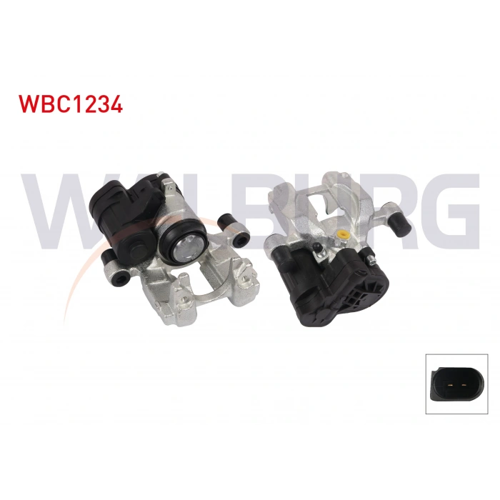 FREN KALIPER ELEKTRONIK SOL ARKA PISTON 38mm DISK 300mm AUDI A3 2012-/A3 CABRIO 2016- / A3 SPORTBACK 2012-/ GOLF VII 2012-