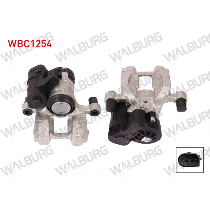 FREN KALIPER ELEKTRONIK SOL ARKA PISTON 42mm DISK 300mm SKODA SUPERB III 2015-/ KODIAQ 2016-/ VW TIGUAN 2016- / PASSAT 2014-/ SEAT TARRACO 2018-