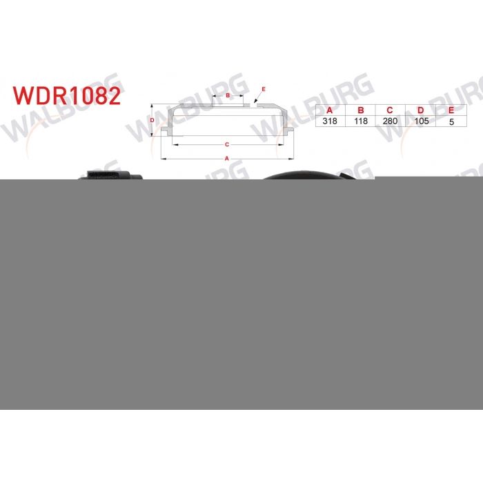 FREN KAMPANASI ARKA FORD TRANSIT (V184) TEK TEKER