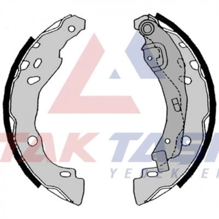 FREN PABUC BALATA ARKA DACIA LOGAN 1.5 DCI LEVYELI 203,2X39 mm 2004-2012/CELYSEE 1.6 HDI 2012-/301 1.6 HDI 2012-/SYMBOL III 1.5 DCI 2012-/NOTE 1.5 DCI 2013-/C3 II 1.4-1.6 HDI 2009-2016