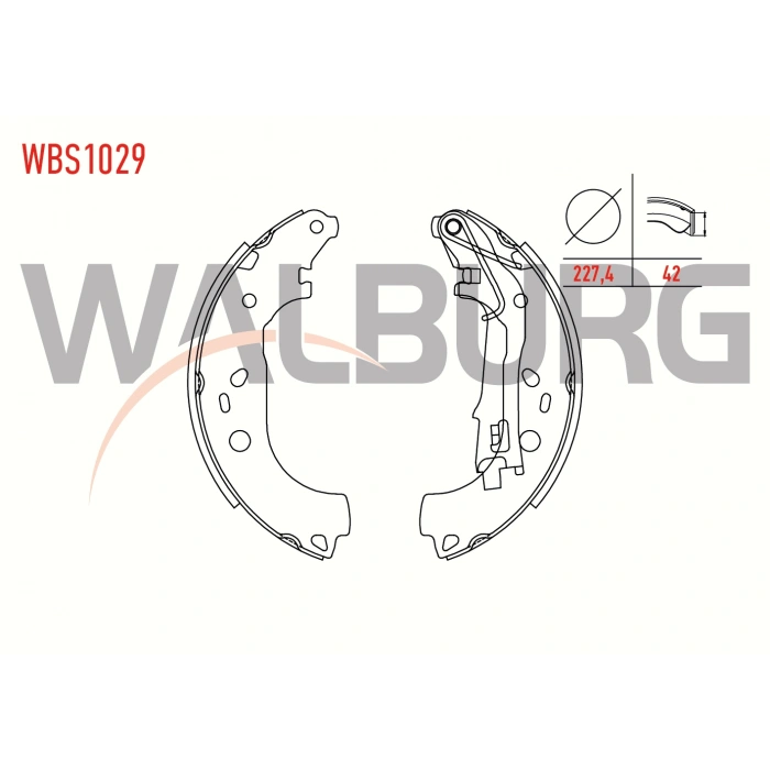 FREN PABUC BALATA ARKA FIAT FIORINO (225) 1.3 MJT LEVYELI 228X40 mm 2007-/NEMO 1.4 HDI 2007-/NEMO 1.3 HDI 2007-/BIPPER (AA) 1.3 HDI 2008-/BIPPER (AA) 1.4 HDI 2008-/FIORINO (225) 1.4i 2007-