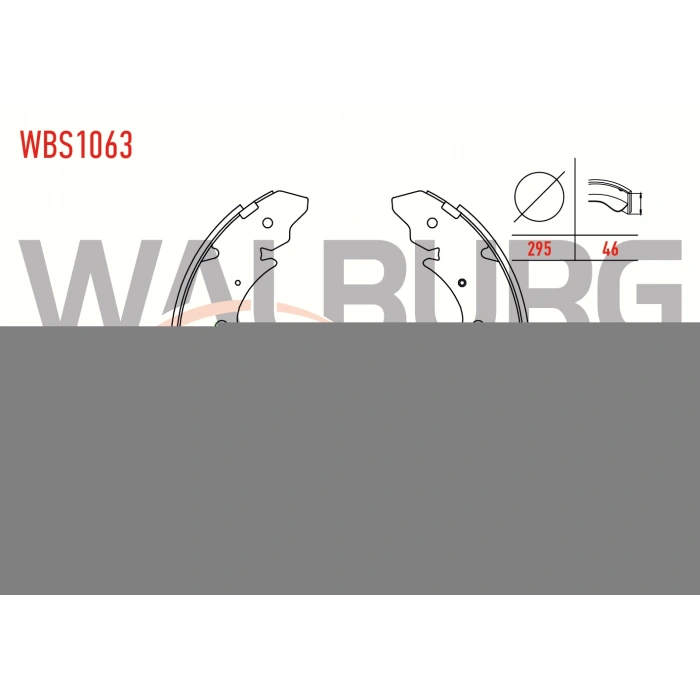 FREN PABUC BALATA ARKA ISUZU D-MAX (8DH) 2.5 TD 4X4 295X46 mm 2002-2012/ISUZU DMAX (8DH) 3.0 D 2002-2012
