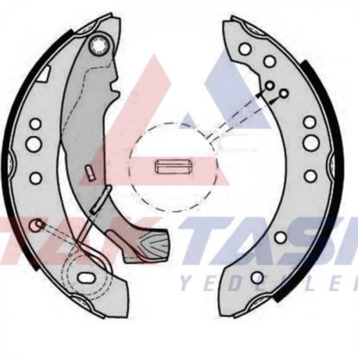 FREN PABUC BALATA ARKA LEVYELI 203,2x38mm SYMBOL II 08-12/LAGUNA I 1.9 93-01/TWINGO 93-07/CLIO II 01-06/CLIO IV 12-/LOGAN 04-/LOGAN MCV II 13-/SANDERO II 12-/PEUGEOT 1007 05-/CITROEN C2 02-12/C3 02-10