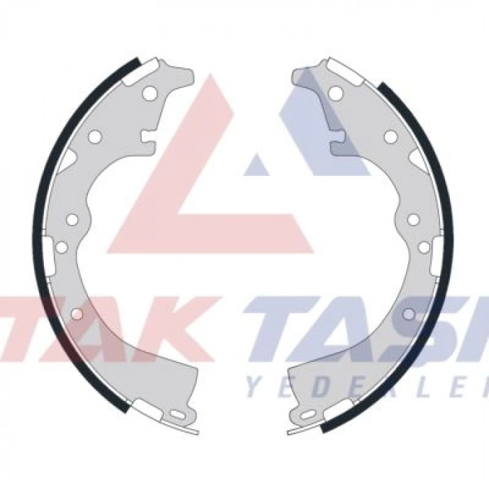 FREN PABUC BALATA ARKA LEVYELI 254X50mm TOYOTA HI-LUX PICK UP 2.5 D-4D 4X2 2005-2011 / TOYOTA HILUX (_N_) 2.5 D 1983-2005
