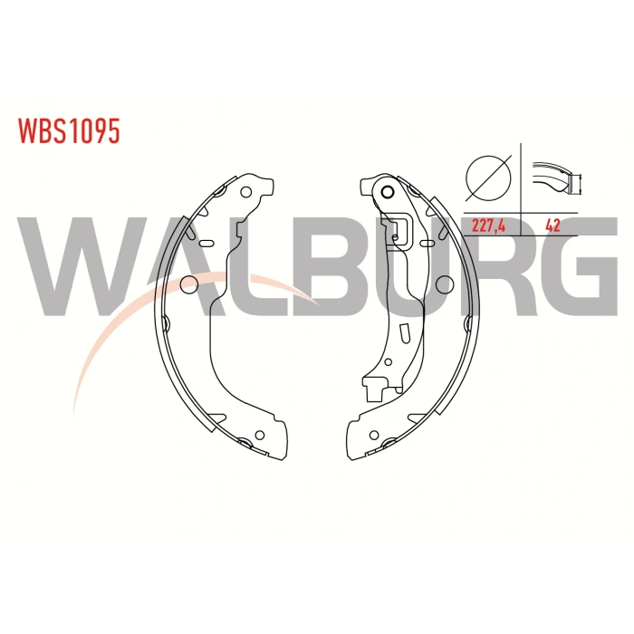 FREN PAPUC BALATA ARKA PEUGEOT 207 1.4 - 1.6 HDI LEVYELI 227,4X42 mm 2006-2012/C3 II 1.4 - 1.6 HDI 2009-2016/C3 II 1.4 2009-2016/C3 II 1.6 VTI 2009-2016/DS3 1.6 THP 2009-2013/DS3 1.6 EHDI 2009-2013